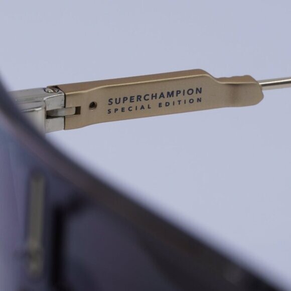Carrera SUPERCHAMPION 2M2 2K Sunglasses Gold/Black Shield Frame, Grey AR Lenses - Picture 9 of 11